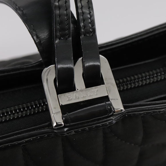 BALLY Tote Bag Nylon Black Auth bs21059