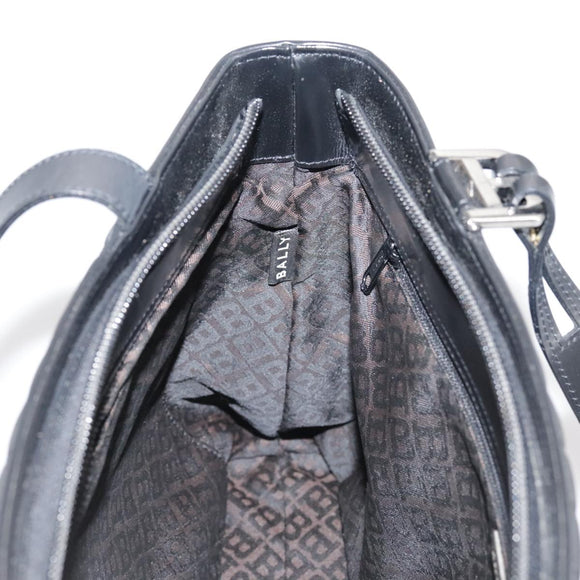 BALLY Tote Bag Nylon Black Auth bs21059