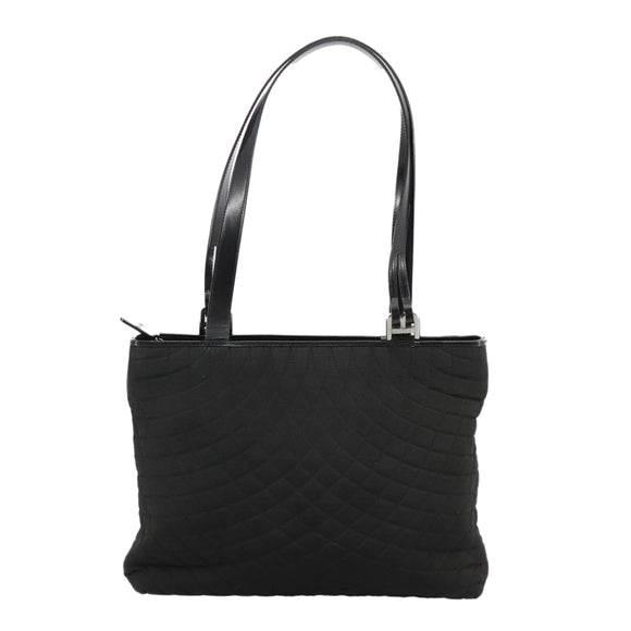 BALLY Tote Bag Nylon Black Auth bs21059