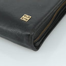 GIVENCHY Hand Bag Leather Black Auth bs21067-9