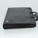 GIVENCHY Hand Bag Leather Black Auth bs21067-3