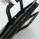 GIVENCHY Hand Bag Leather Black Auth bs21067-6