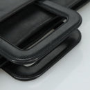 GIVENCHY Hand Bag Leather Black Auth bs21067-7