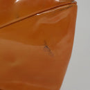 Salvatore Ferragamo Hand Bag Enamel Yellow Auth bs21081-6