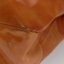 Salvatore Ferragamo Hand Bag Enamel Yellow Auth bs21081-15