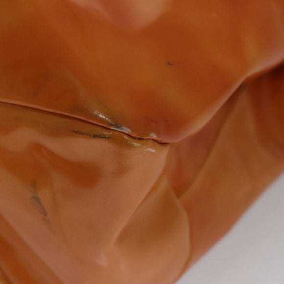 Salvatore Ferragamo Hand Bag Enamel Yellow Auth bs21081