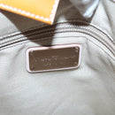 Salvatore Ferragamo Hand Bag Enamel Yellow Auth bs21081-18