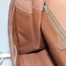 CELINE Macadam Canvas Hand Bag PVC Leather 2way Brown Auth bs21088-19