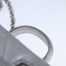 CHANEL Matelasse Hand Bag Caviar Skin 2way Silver CC Auth bs21131-14