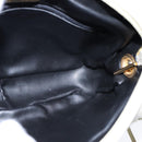 BALLY Chain Quilted Shoulder Bag Leather Beige Gold Auth bs21142-19