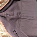 GUCCI GG Crystal Sherry Line Hand Bag Gray Gold Brown 131228 Auth bs21155-20