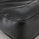 CHANEL V Stitch Hand Bag Leather Black CC Auth bs21163-16