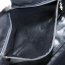 CHANEL V Stitch Hand Bag Leather Black CC Auth bs21163-25