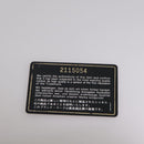 CHANEL V Stitch Hand Bag Leather Black CC Auth bs21163-12