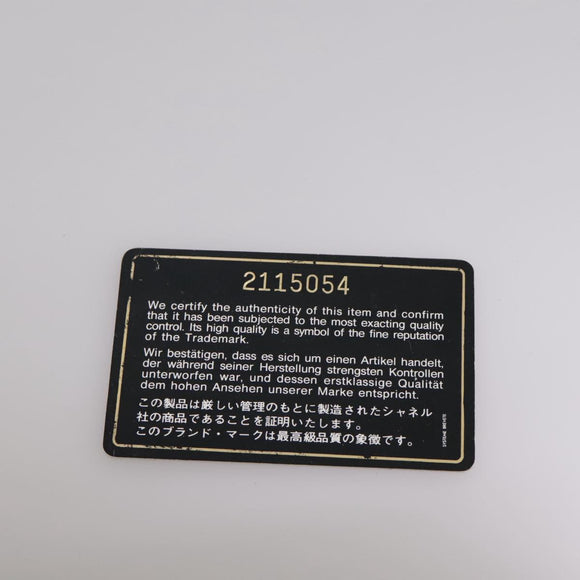 CHANEL V Stitch Hand Bag Leather Black CC Auth bs21163