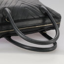 CHANEL V Stitch Hand Bag Leather Black CC Auth bs21163-7