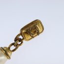 CHANEL Earring metal Gold Tone CC Auth bs21164-10