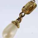 CHANEL Earring metal Gold Tone CC Auth bs21164-14