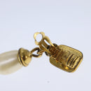 CHANEL Earring metal Gold Tone CC Auth bs21164-17