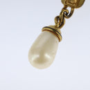 CHANEL Earring metal Gold Tone CC Auth bs21164-7