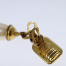 CHANEL Earring metal Gold Tone CC Auth bs21164-9