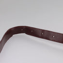 CARTIER Shoulder Bag Leather Red Auth bs21170-16