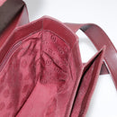 CARTIER Shoulder Bag Leather Red Auth bs21170-24