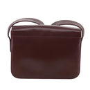 CARTIER Shoulder Bag Leather Red Auth bs21170-2