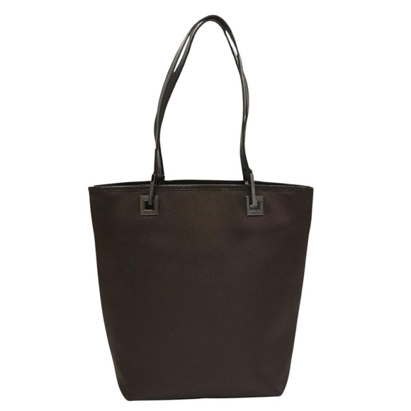 GUCCI Tote Bag Satin Brown 002 1099 Auth bs21178