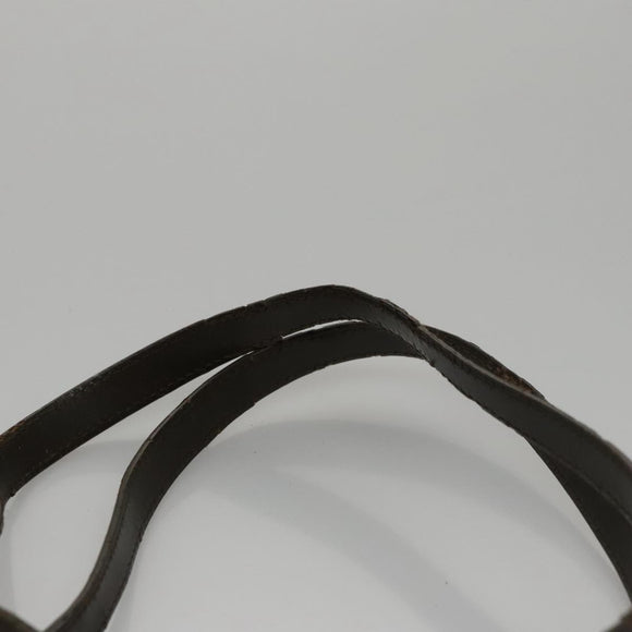 GUCCI Tote Bag Satin Brown 002 1099 Auth bs21178