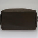 GUCCI Tote Bag Satin Brown 002 1099 Auth bs21178-5