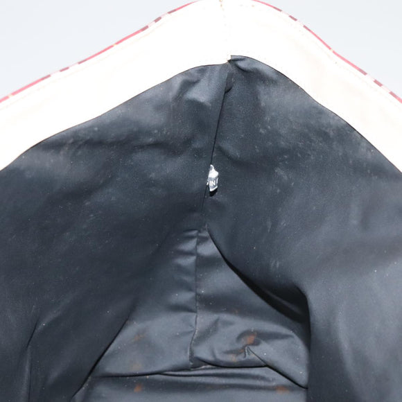 BURBERRY Nova Check Tote Bag Nylon Red Auth bs21181