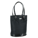 Burberrys Blue Label Tote Bag Nylon Black Auth bs21183-1