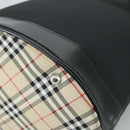 Burberrys Blue Label Tote Bag Nylon Black Auth bs21183-9