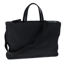 PRADA Hand Bag Nylon 2way Black Auth bs21184-1