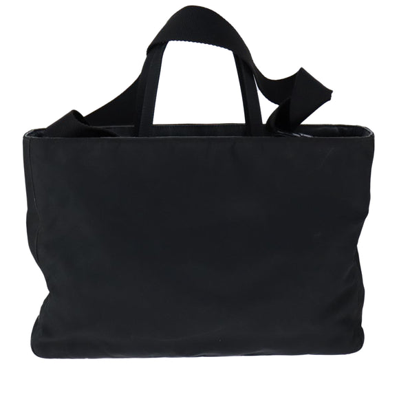 PRADA Hand Bag Nylon 2way Black Auth bs21184