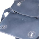 HERMES Buenaventura Shoulder Bag Canvas Black Auth bs21202-11