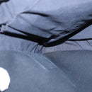 HERMES Buenaventura Shoulder Bag Canvas Black Auth bs21202-18