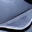 HERMES Buenaventura Shoulder Bag Canvas Black Auth bs21202-20