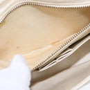 CHANEL Matelasse Chain Hand Bag Lamb Skin Beige Gold CC Auth bs21211-12