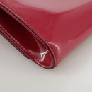 LOUIS VUITTON Pochette Louise EW Tasche Lackleder Rose Andian M94270 LV Auth bs21225V-15
