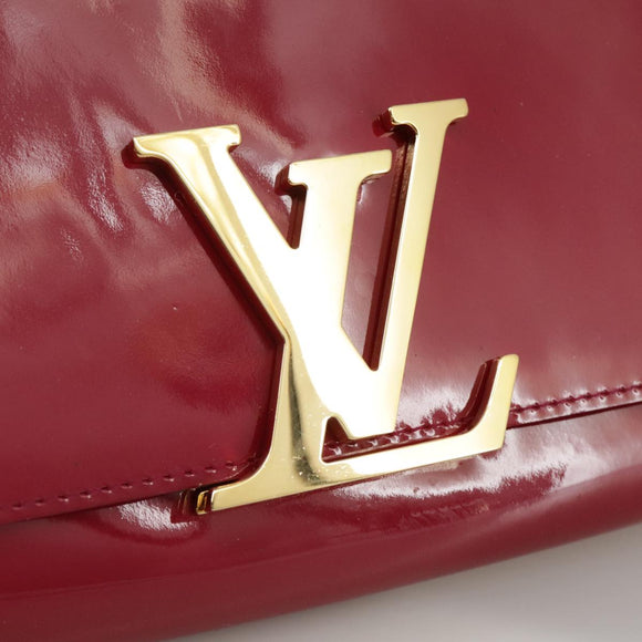 LOUIS VUITTON Pochette Louise EW Tasche Lackleder Rose Andian M94270 LV Auth bs21225V