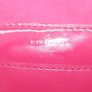 LOUIS VUITTON Pochette Louise EW Tasche Lackleder Rose Andian M94270 LV Auth bs21225V-19