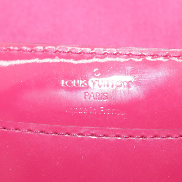 LOUIS VUITTON Pochette Louise EW Tasche Lackleder Rose Andian M94270 LV Auth bs21225V