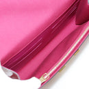 LOUIS VUITTON Pochette Louise EW Tasche Lackleder Rose Andian M94270 LV Auth bs21225V-10