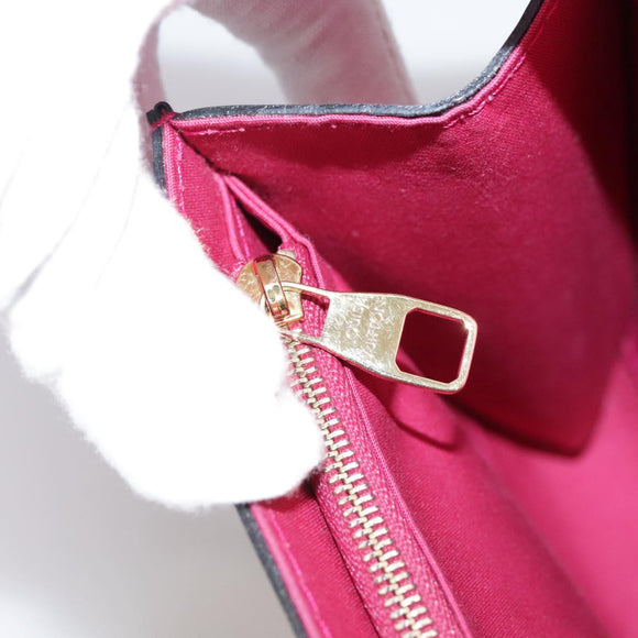 LOUIS VUITTON Pochette Louise EW Tasche Lackleder Rose Andian M94270 LV Auth bs21225V
