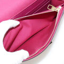 LOUIS VUITTON Pochette Louise EW Tasche Lackleder Rose Andian M94270 LV Auth bs21225V-11