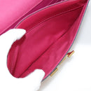 LOUIS VUITTON Pochette Louise EW Tasche Lackleder Rose Andian M94270 LV Auth bs21225V-23