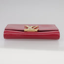 LOUIS VUITTON Pochette Louise EW Tasche Lackleder Rose Andian M94270 LV Auth bs21225V-7