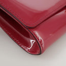 LOUIS VUITTON Pochette Louise EW Tasche Lackleder Rose Andian M94270 LV Auth bs21225V-8